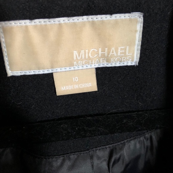 Wool Blend Zip Front Coat with Hood - Picture 10 of 11